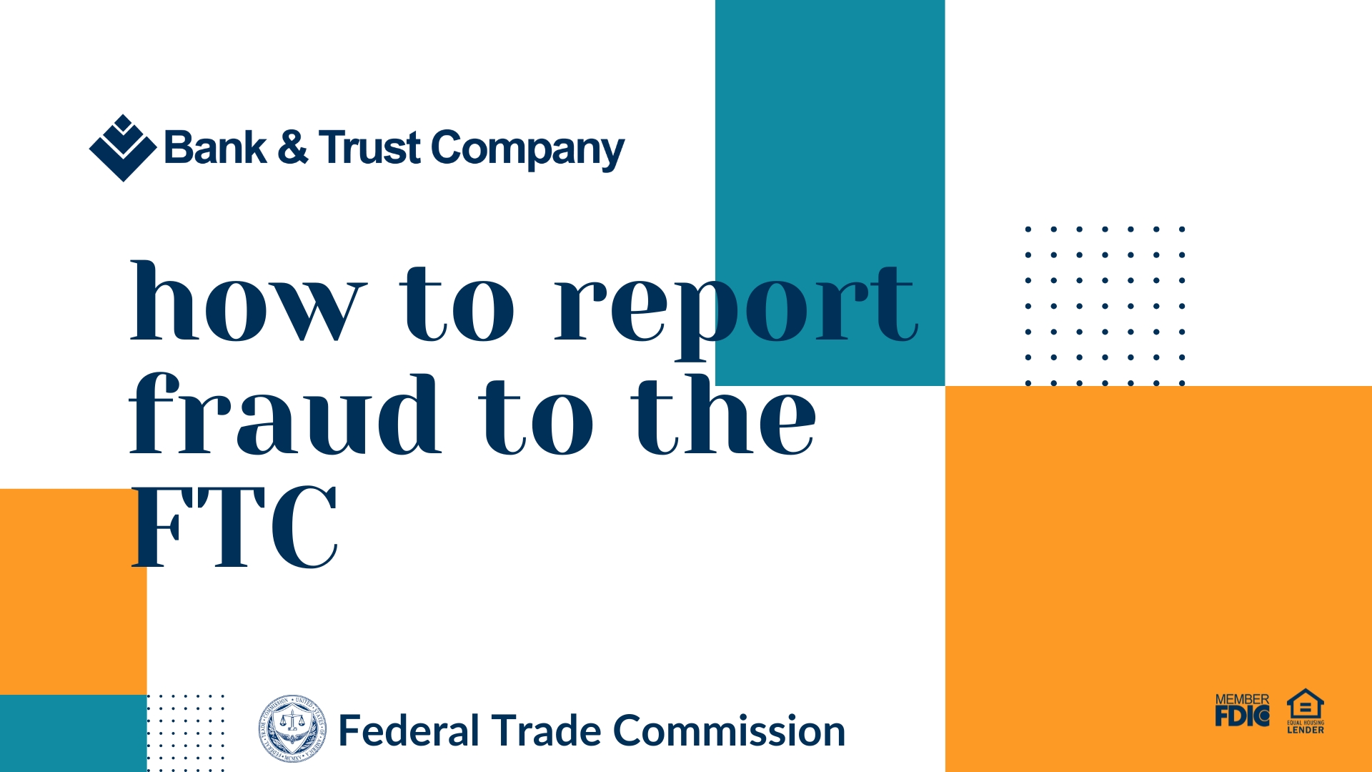 How to Report Fraud To The FTC