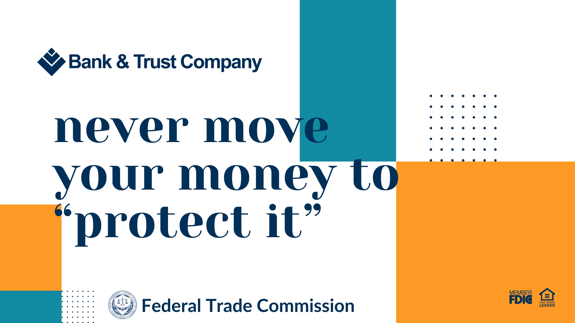 Never Move Your Money to "Protect It"