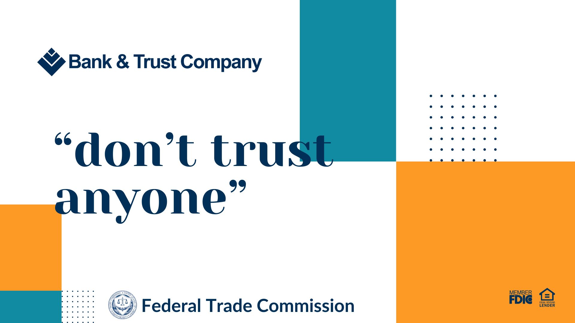 Don't Trust Anyone